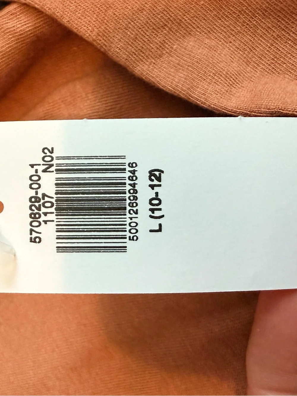 Old Navy Peach Long Sleeve Tee with Black Ford Bronco Graphic